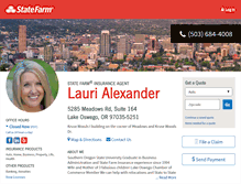 Tablet Screenshot of laurialexander.com
